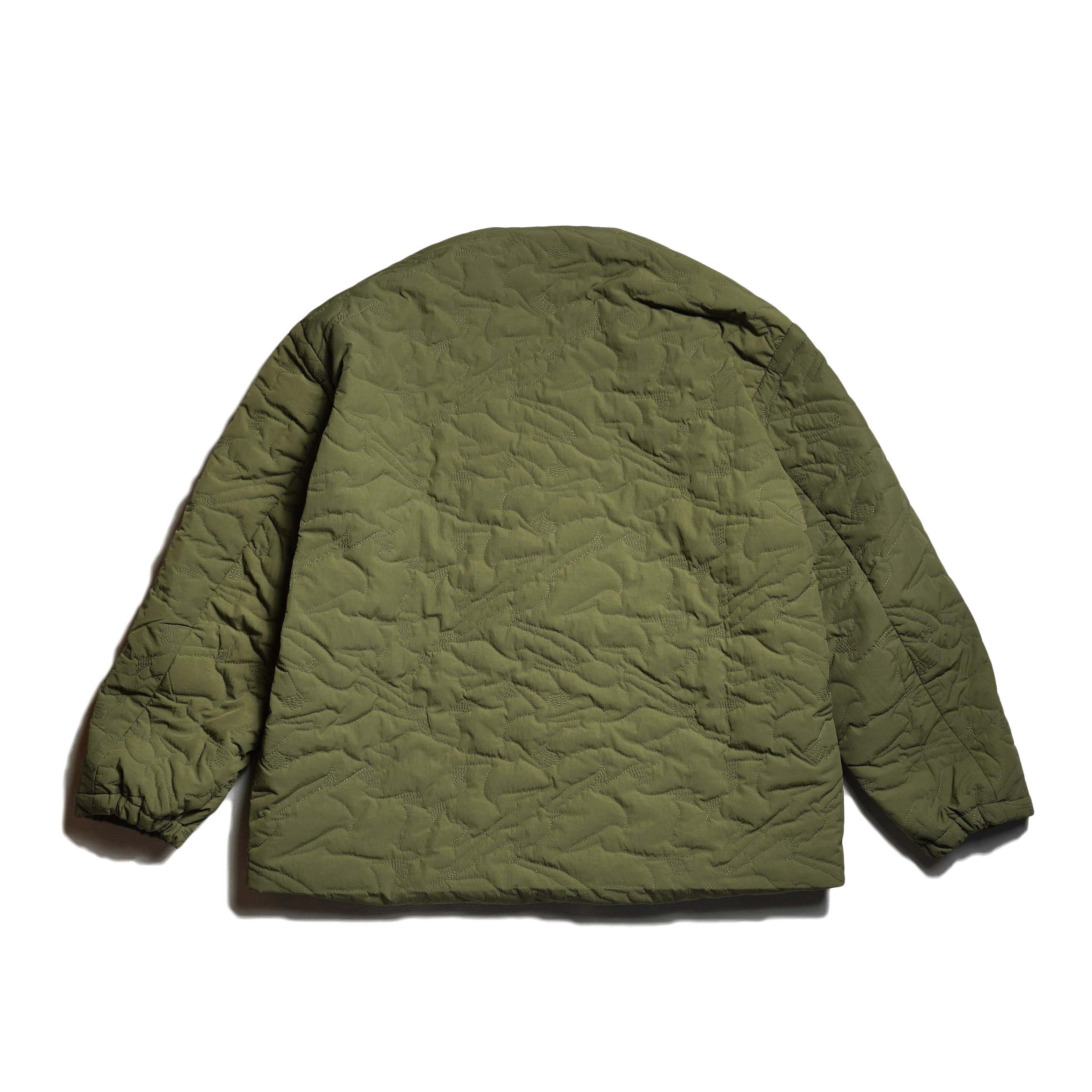 ARCHI / BIRD QUITED JACKET (Olive) 背面