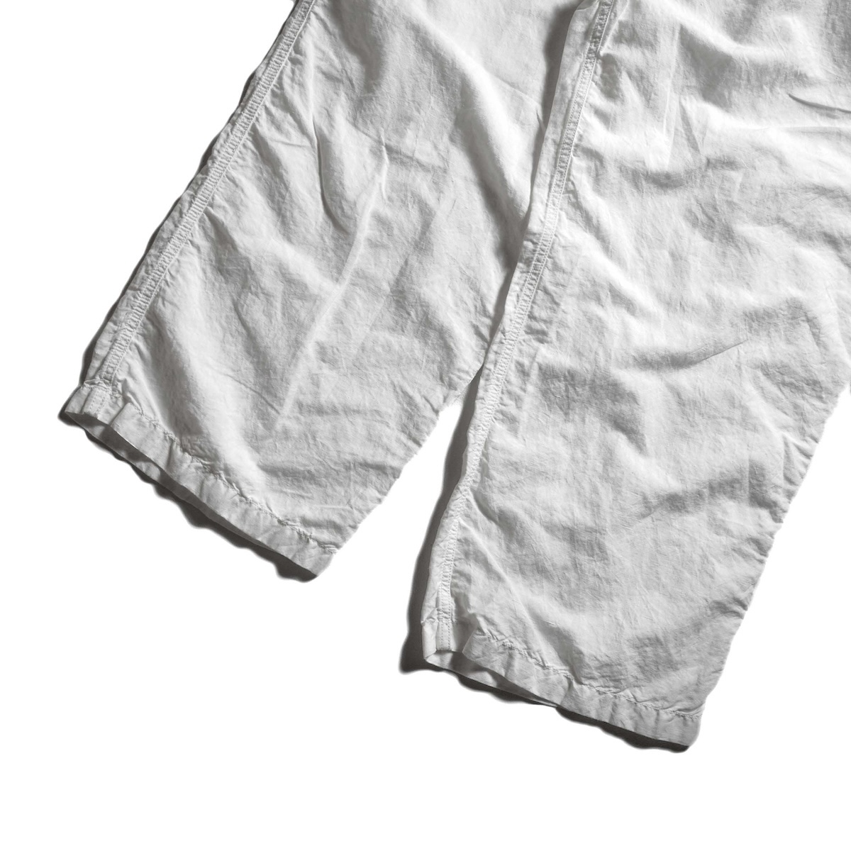 ARMEN / LINEN/COTTON OVERDYE ADJUSTER TACK PANTS WITH SUSPENDERS