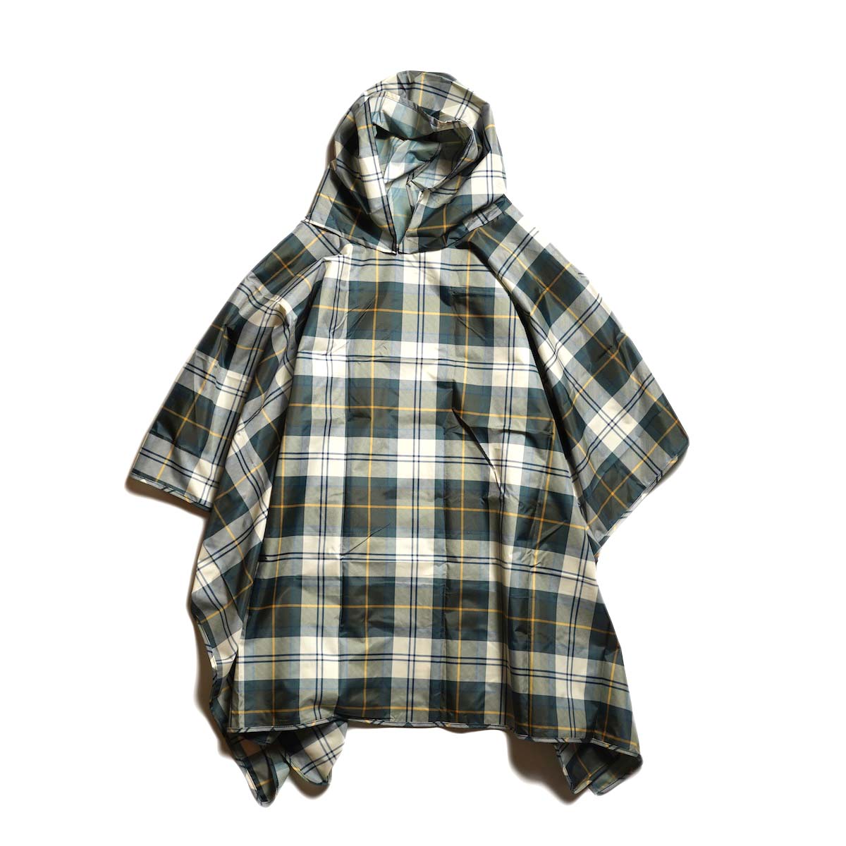 Barbour / Tartan showerproof Poncho (Olive)