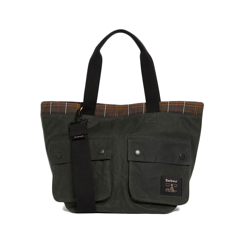 Barbour / WAX COTTON CARRY ALL TOTE BAG (Green)
