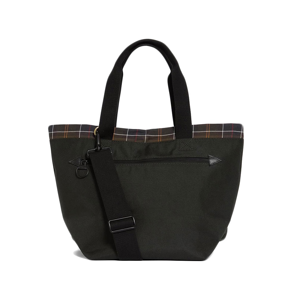 Barbour / WAX COTTON CARRY ALL TOTE BAG (Green) 背面