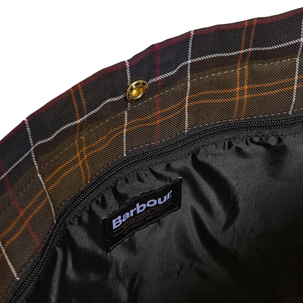 Barbour / WAX COTTON CARRY ALL TOTE BAG (Green) 裏地