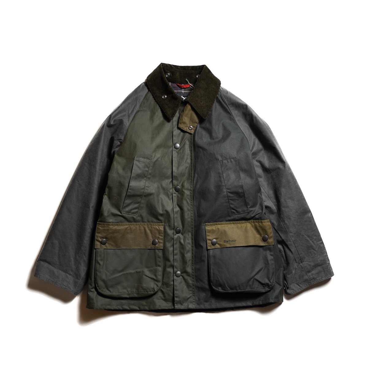 Barbour / PATCHWORK OS BEADALE WAX JACKET (Green)