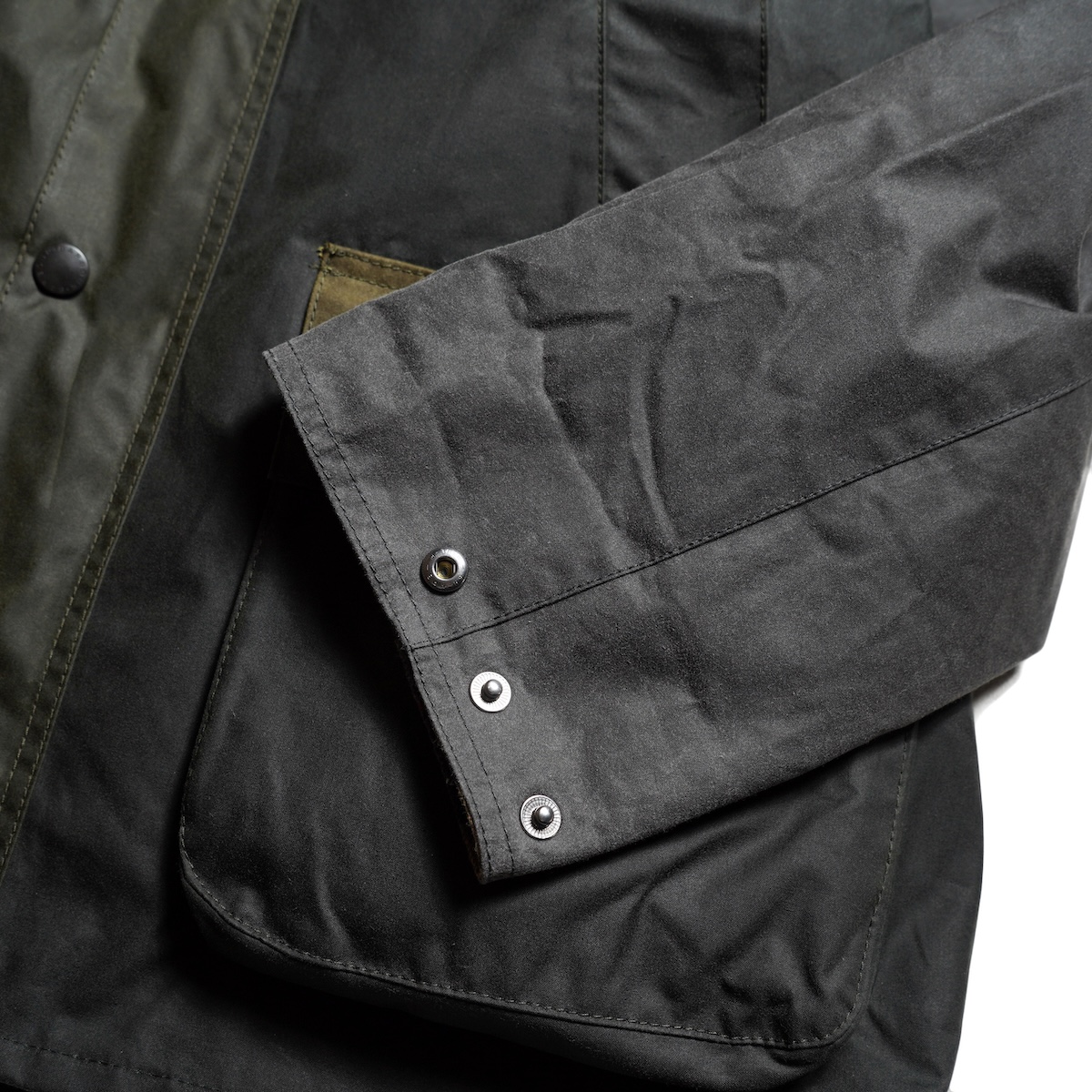 Barbour / PATCHWORK OS BEADALE WAX JACKET (Green)