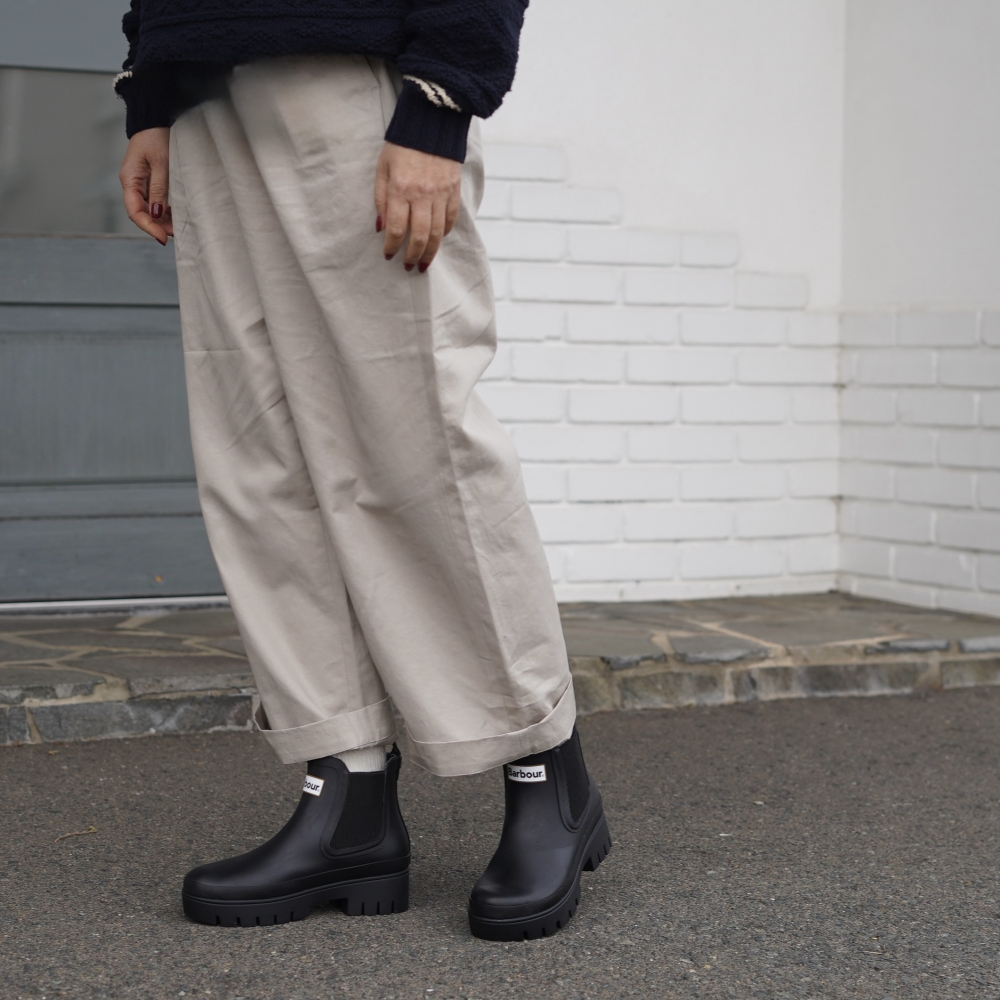 Barbour / Halton Sidegore Rain Boots (Black)