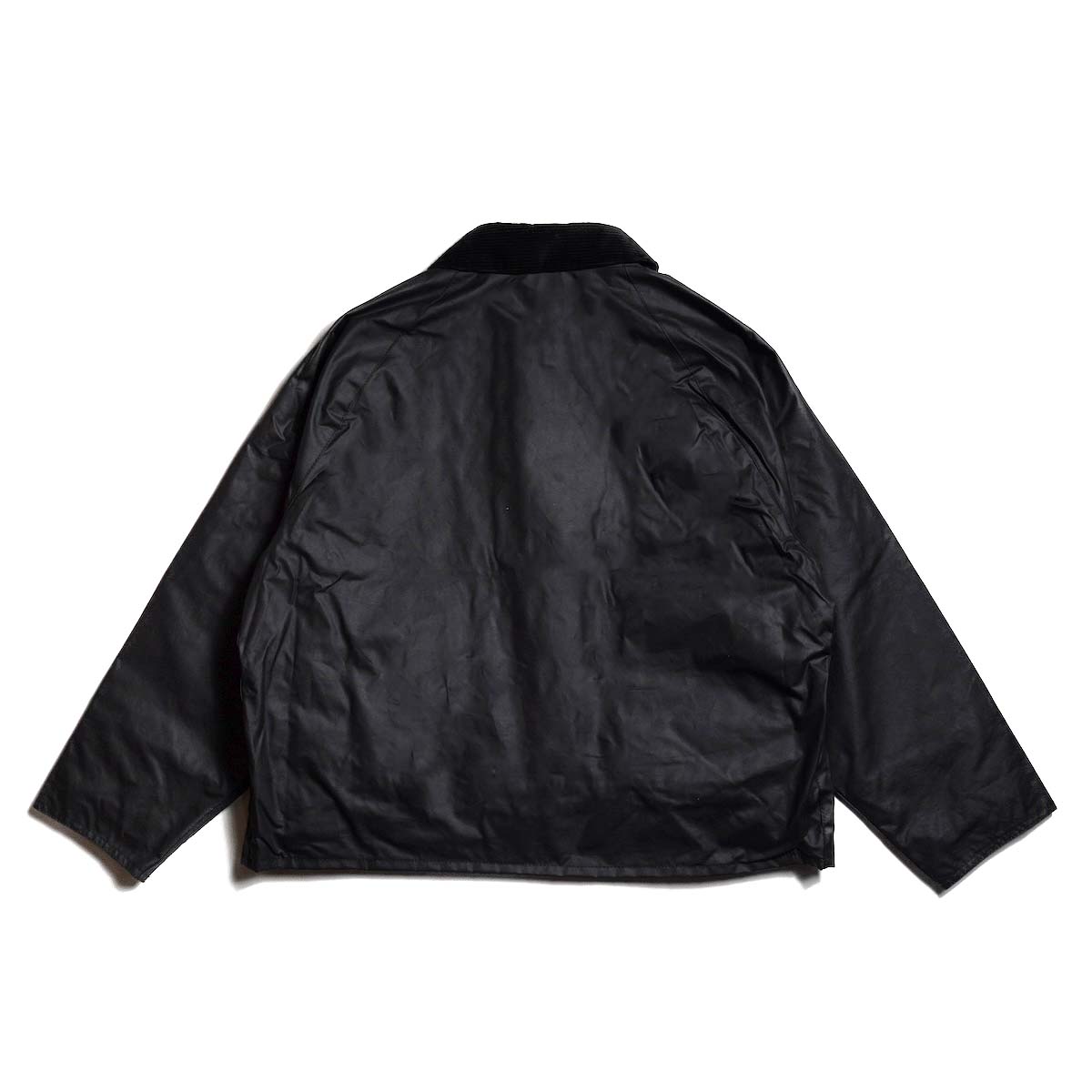 Barbour / OS TRANSPORT WAX JACKET (Black) 背面