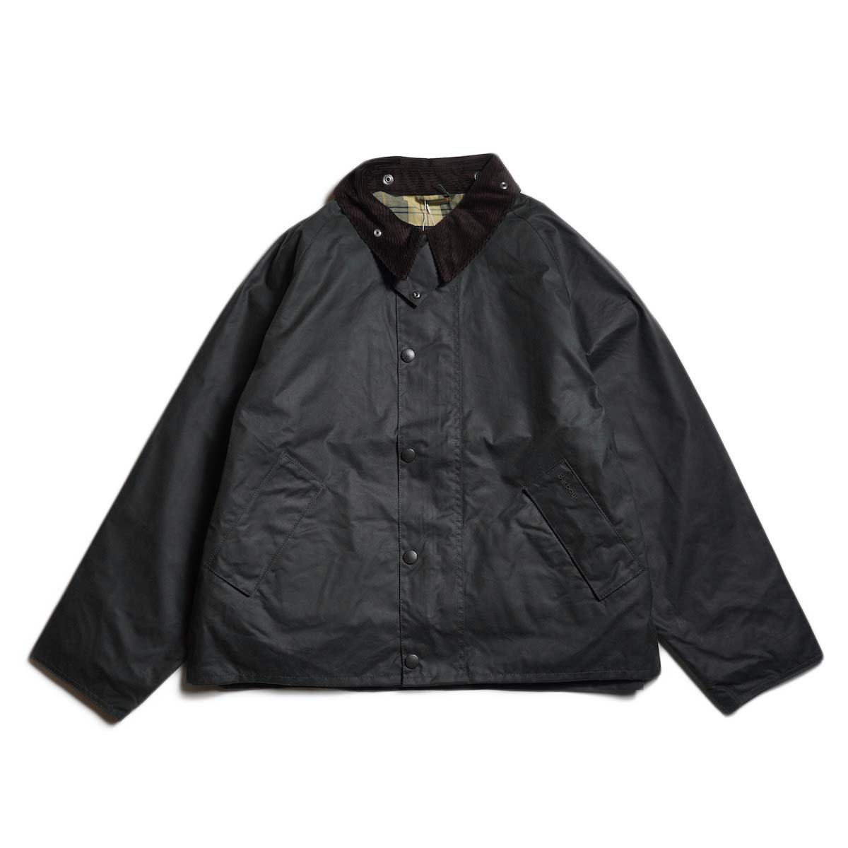 Barbour / OS TRANSPORT WAX JACKET (Sage Green)