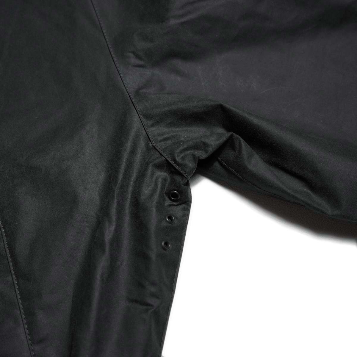 Barbour / OS TRANSPORT WAX JACKET (Sage Green) 脇下