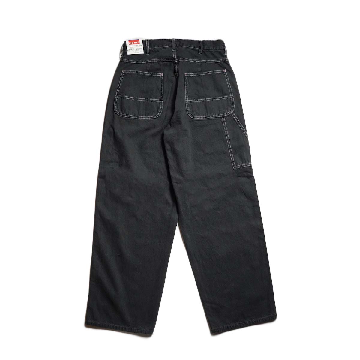 BIG MAC / DENIM PAINTER PANTS (Black Dye) 背面