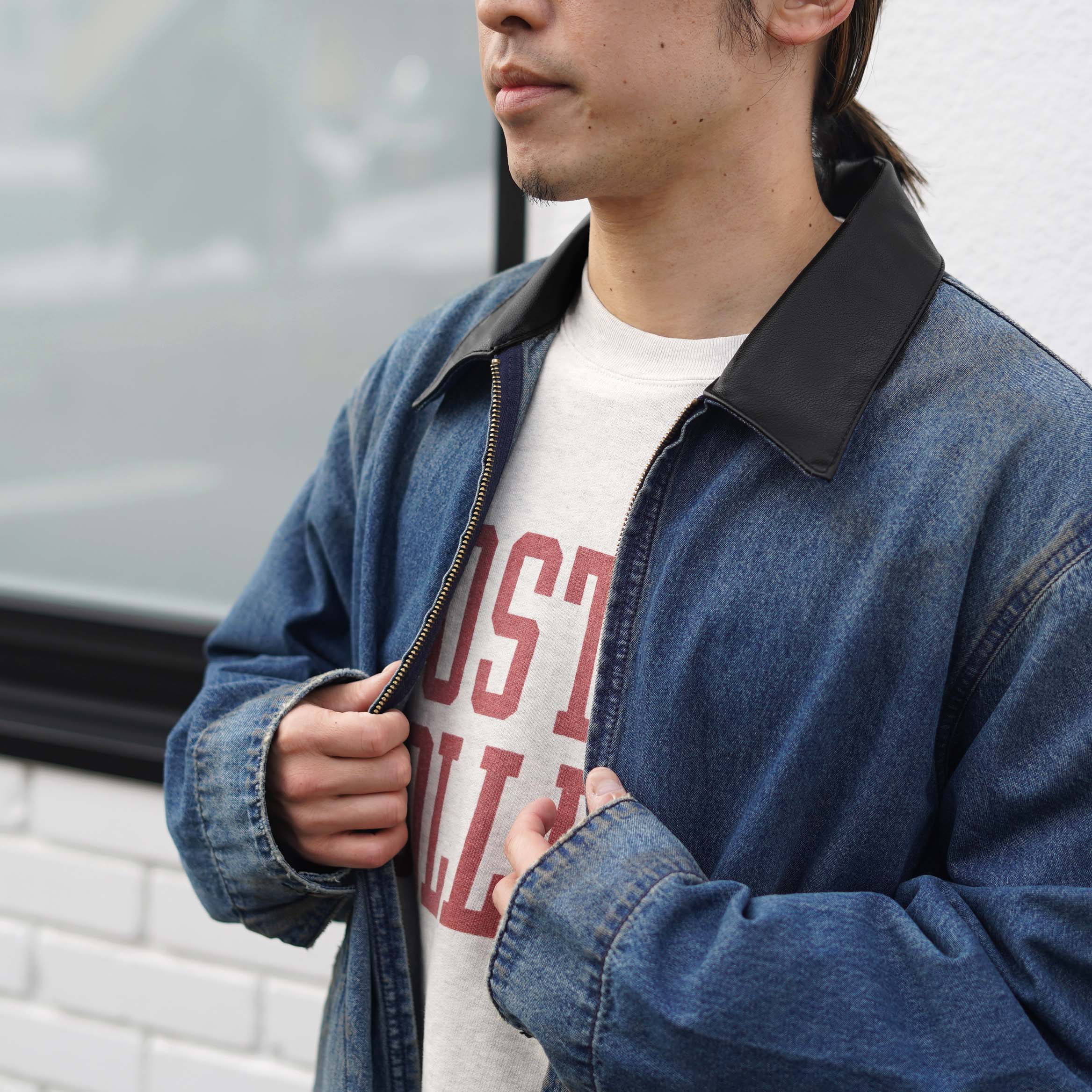 BIG MAC / LIGHT DENIM WORK JACKET (Black Collar)