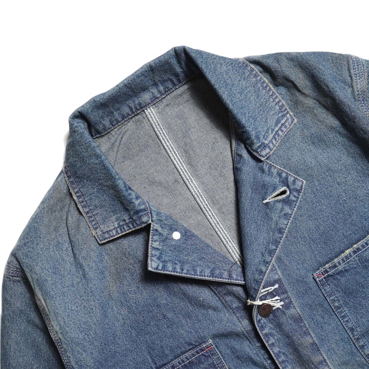 BIG MAC / DENIM COVERALL (Vintage) 襟元