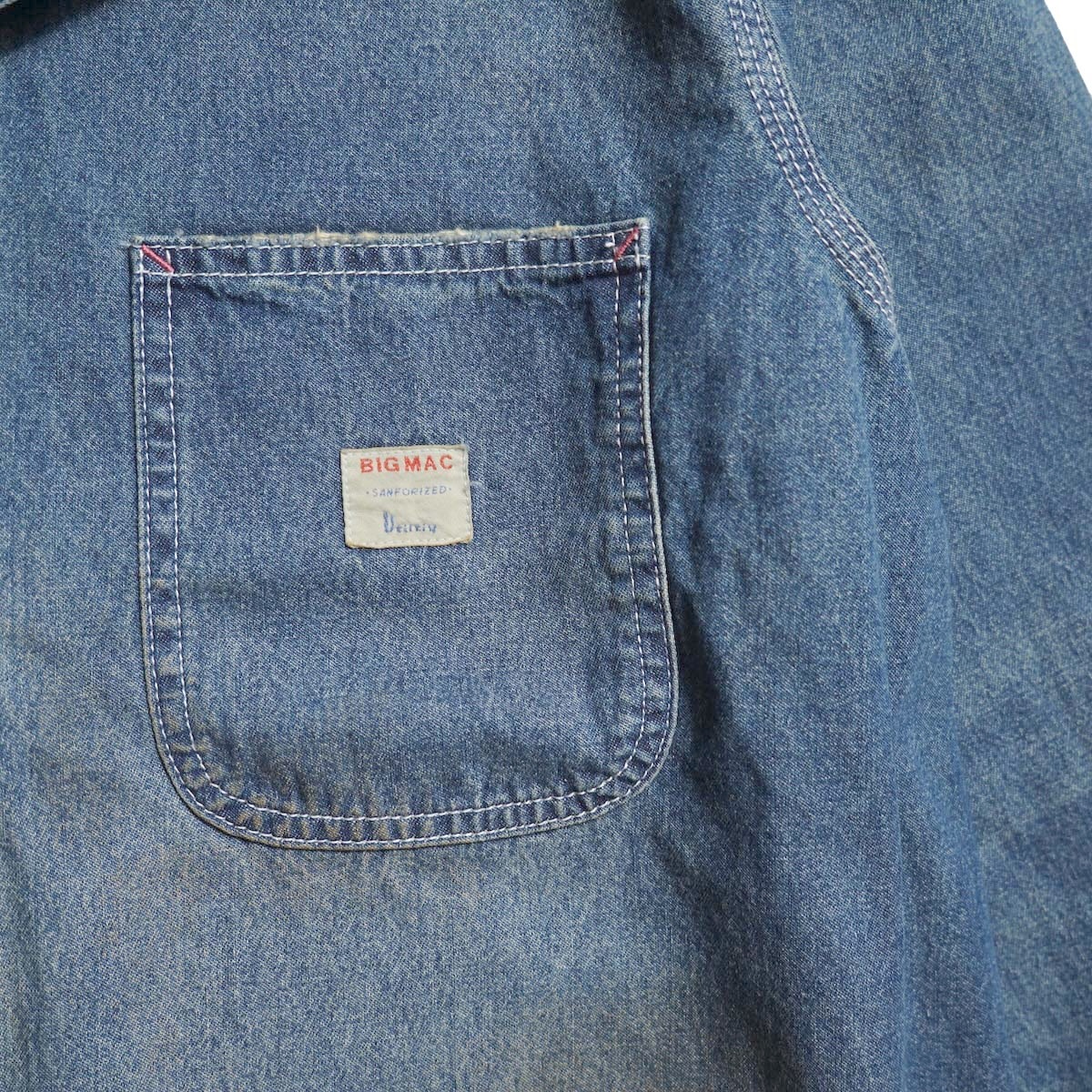 BIG MAC / DENIM COVERALL (Vintage) 胸ポケット