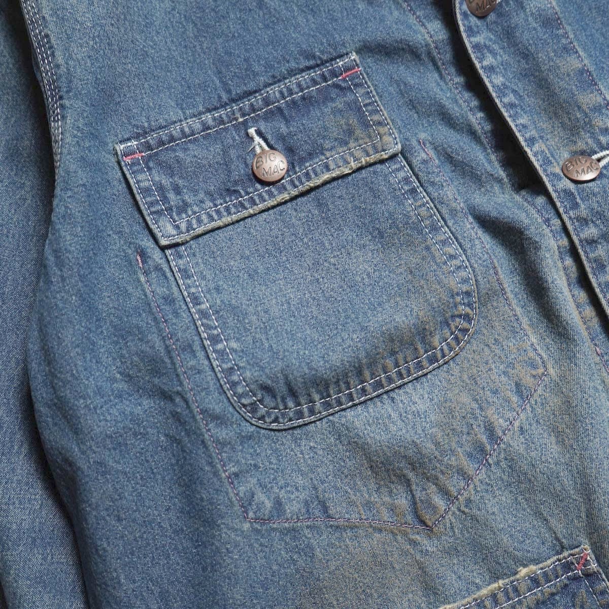 BIG MAC / DENIM COVERALL (Vintage) フラップポケット