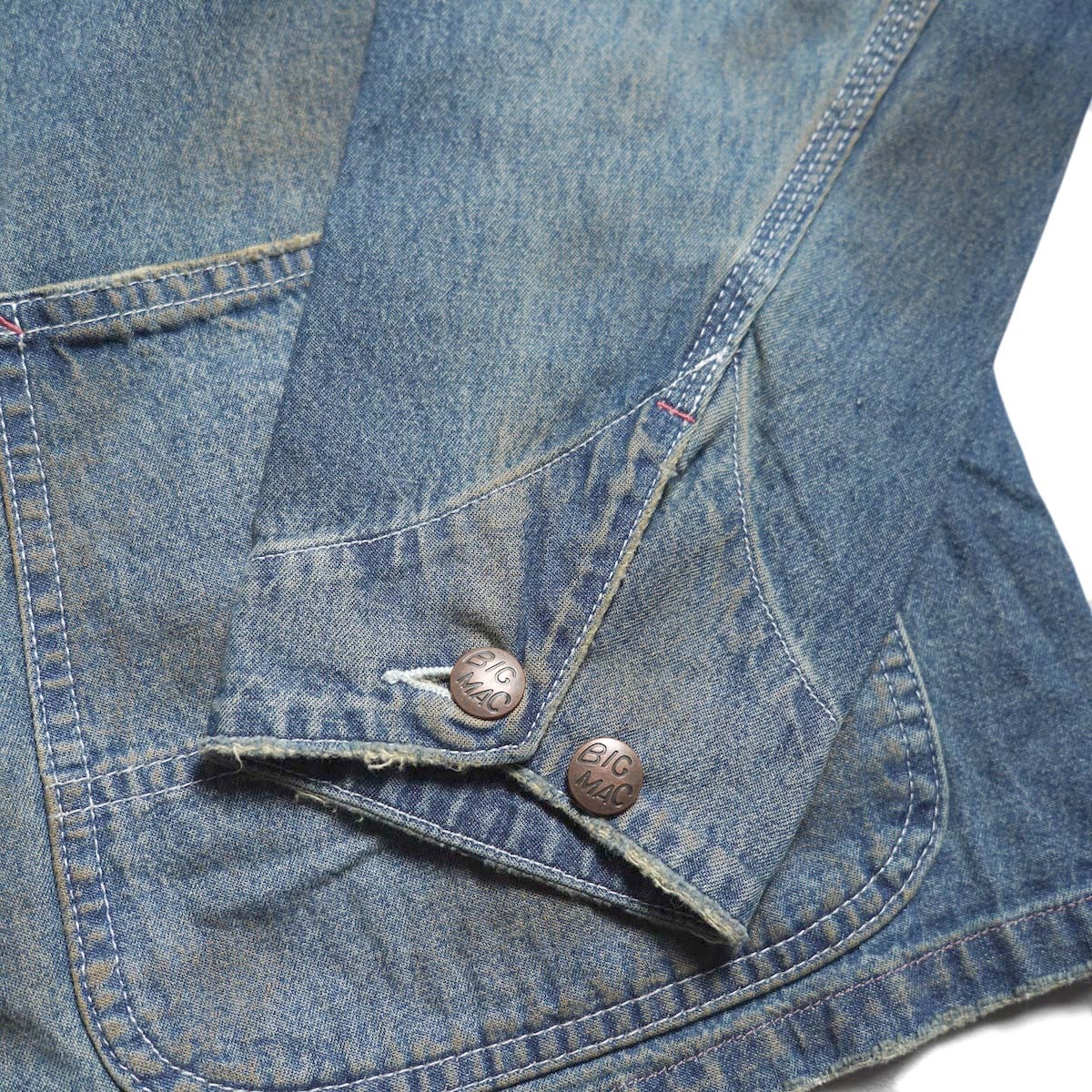 BIG MAC / DENIM COVERALL (Vintage) 袖先