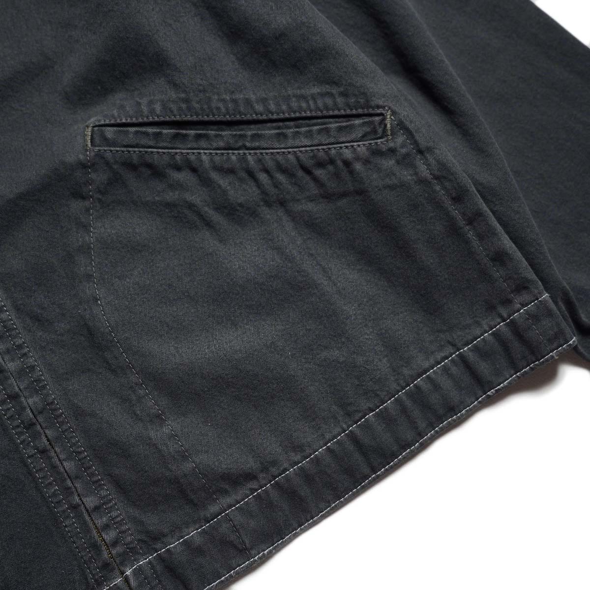 BIG MAC / LIGHT DENIM WORK JACKET (Black Dye) ポケット