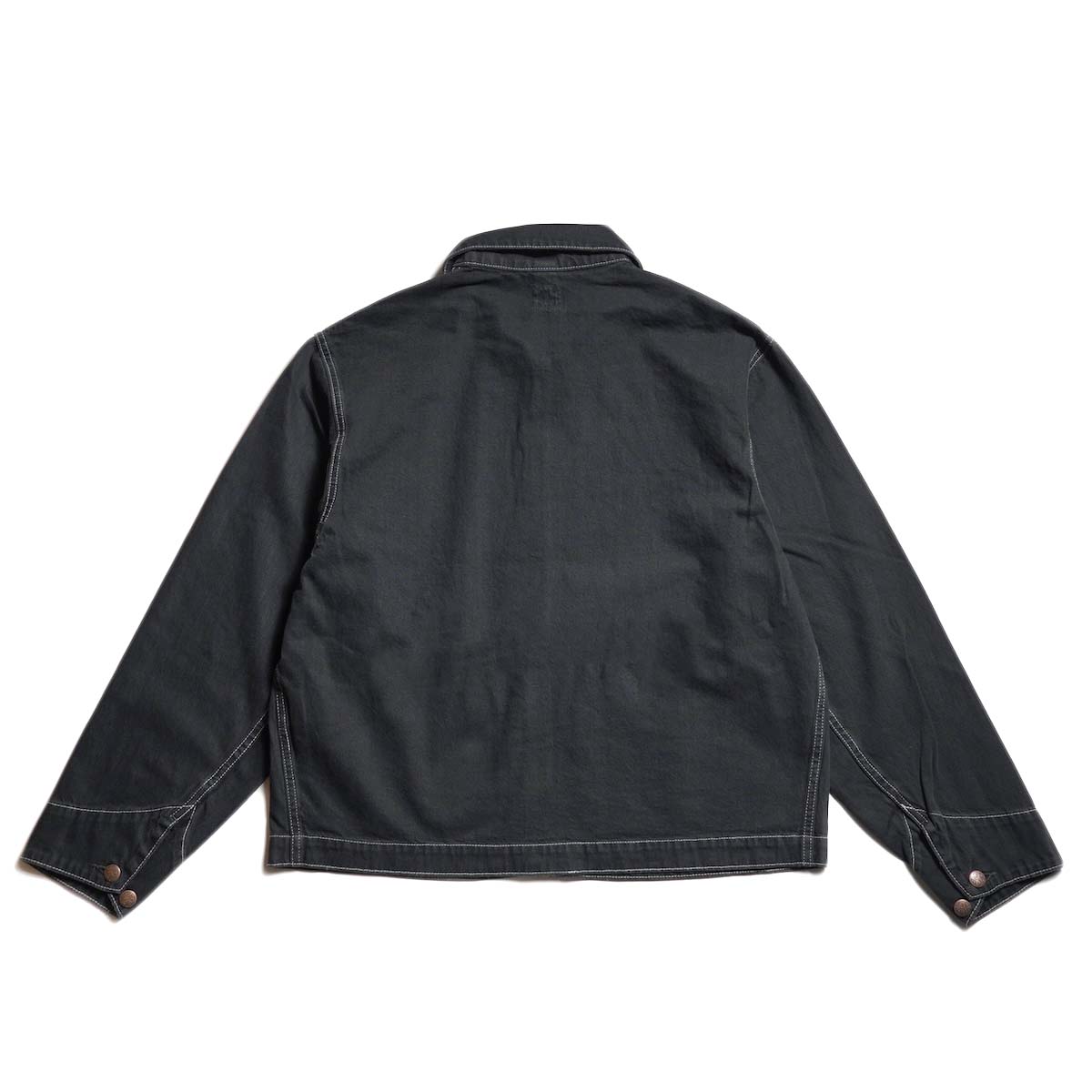 BIG MAC / LIGHT DENIM WORK JACKET (Black Dye) 背面