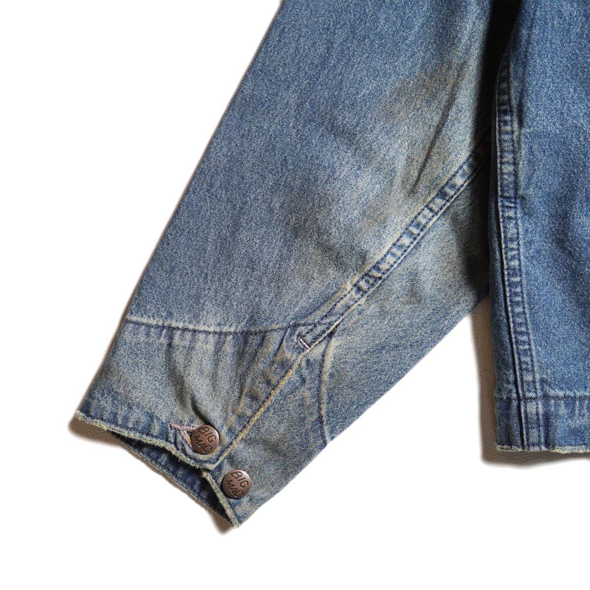 BIG MAC / LIGHT DENIM WORK JACKET (Vuntage) 袖