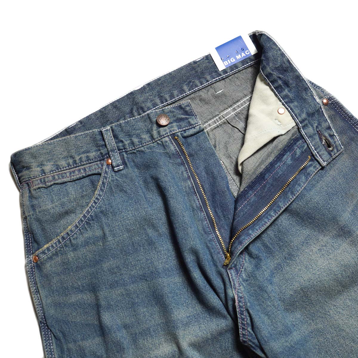 BIG MAC / DENIM PAINTER PANTS (Vintage) ファスナー
