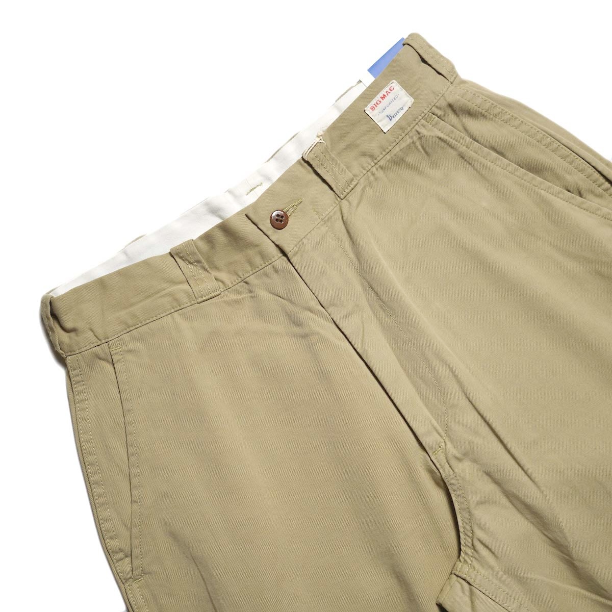 BIG MAC / CHINO WORK PANTS (Beige) ウエスト