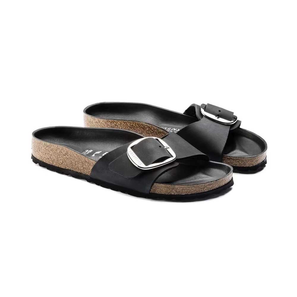BIRKENSTOCK / Madrid Big Buckle - Oiled leather (Black)