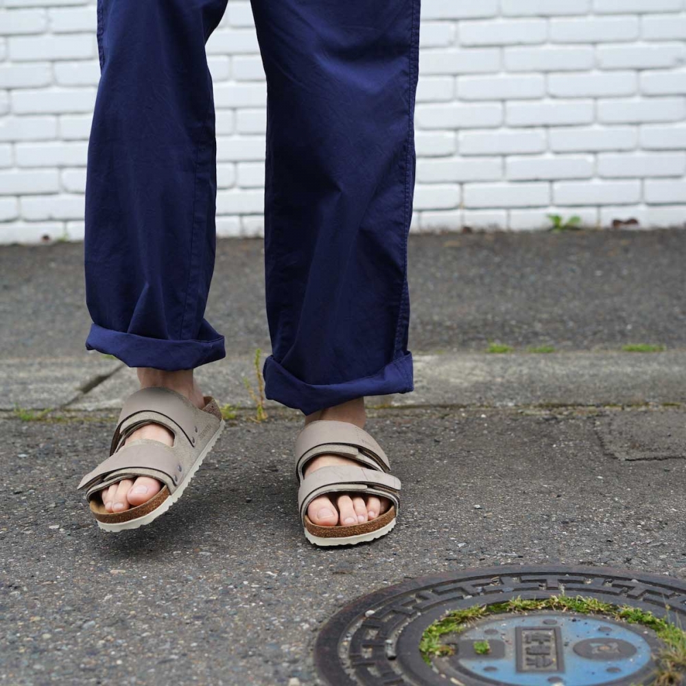 BIRKENSTOCK / Uji - Suede (Taupe)着用イメージ1