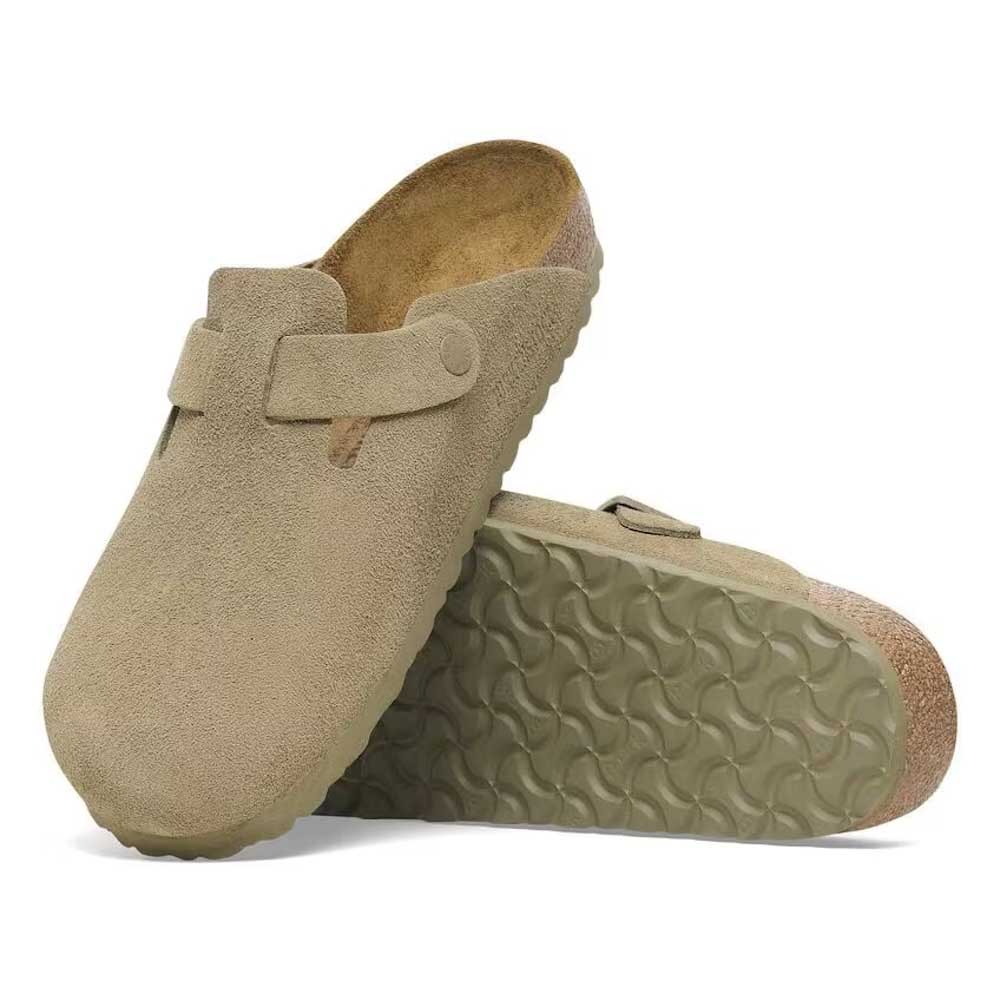 BIRKENSTOCK / Boston - Suede (Faded Khaki)