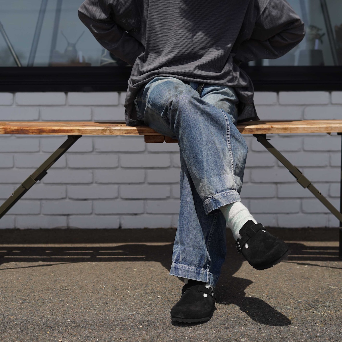 BIRKENSTOCK / Boston -Suede (Black)