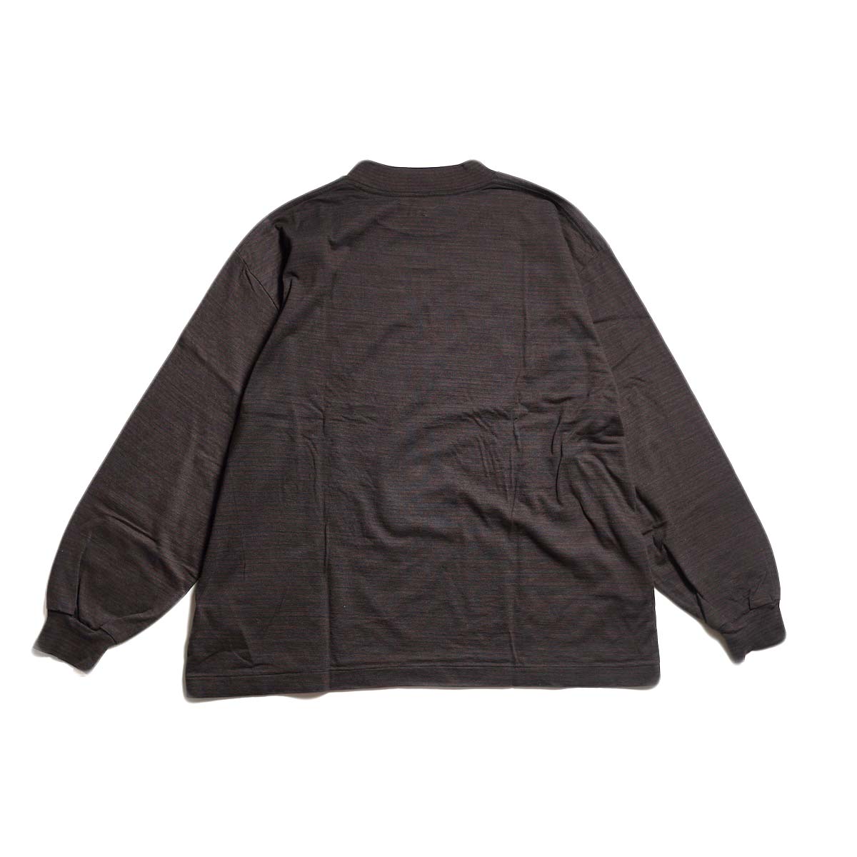 blurhms / C/NAPP Border Crew Neck P/O (Brown × Black)
