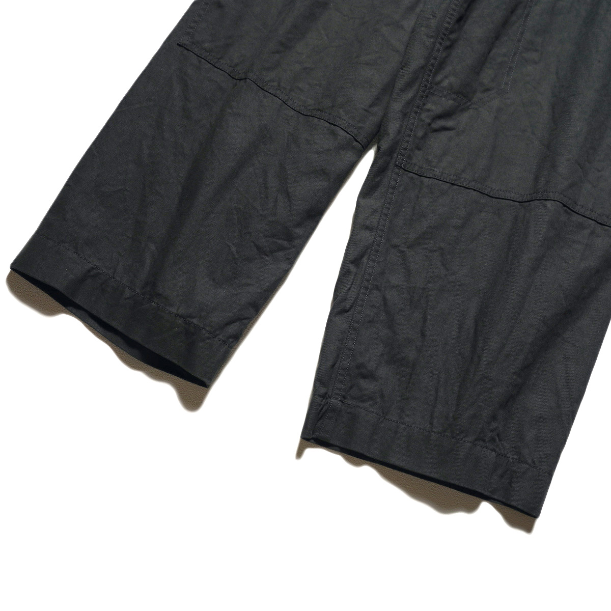 blurhms / Cotton Serge Work Pants (Ink Black)