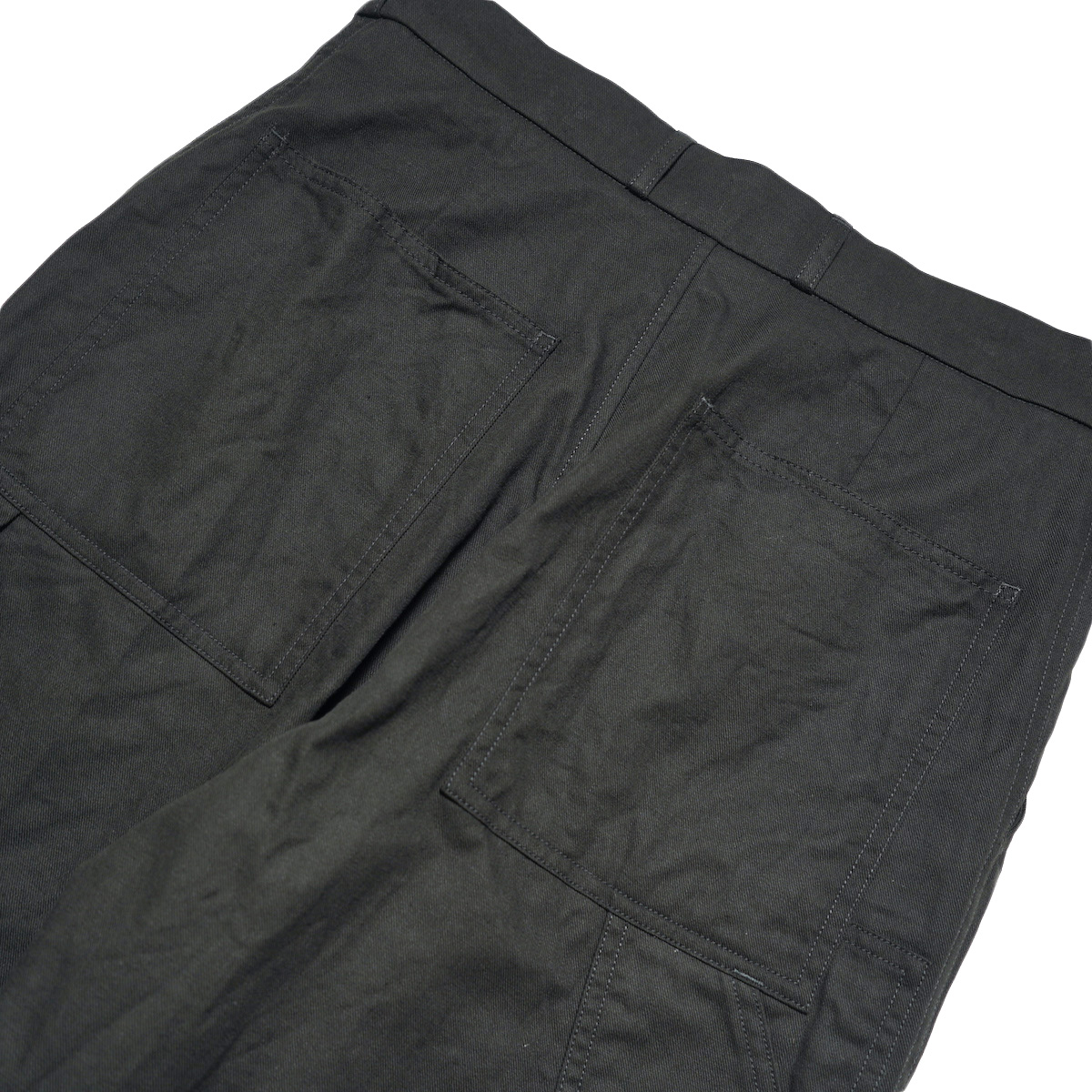 blurhms / Cotton Serge Work Pants (Ink Black)