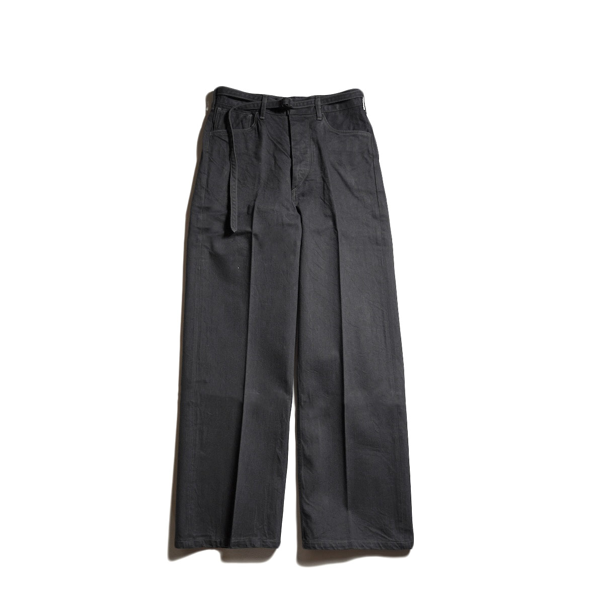 パンツ 24SS blurhms Belted Trousers blurhms/ブラームス】Brushed Twill Belted Trousers