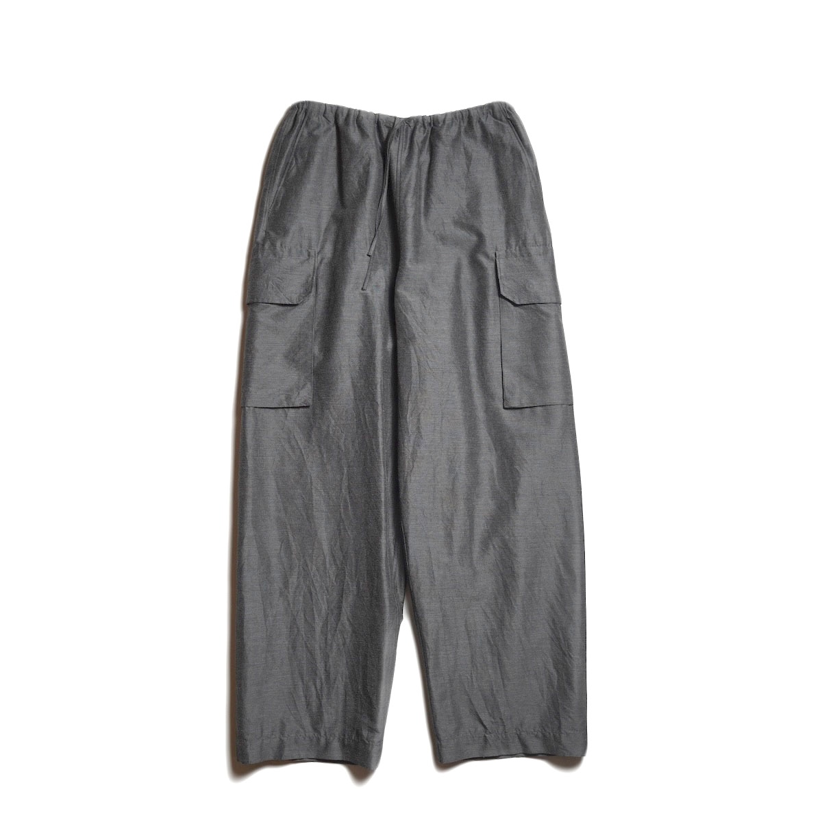 blurhms / Silk-Wo-Co Side Seamless 6P Pants (Hether Grey)