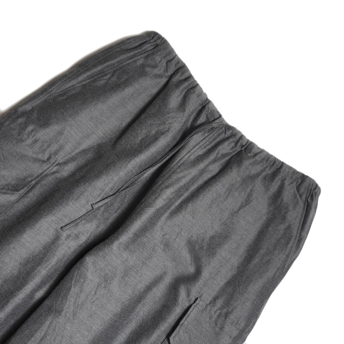 blurhms / Silk-Wo-Co Side Seamless 6P Pants (Hether Grey)