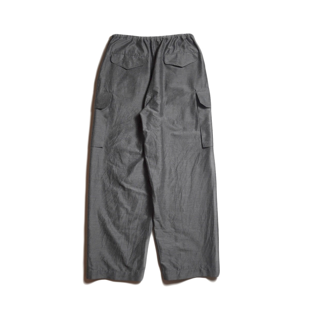 blurhms / Silk-Wo-Co Side Seamless 6P Pants (Hether Grey)