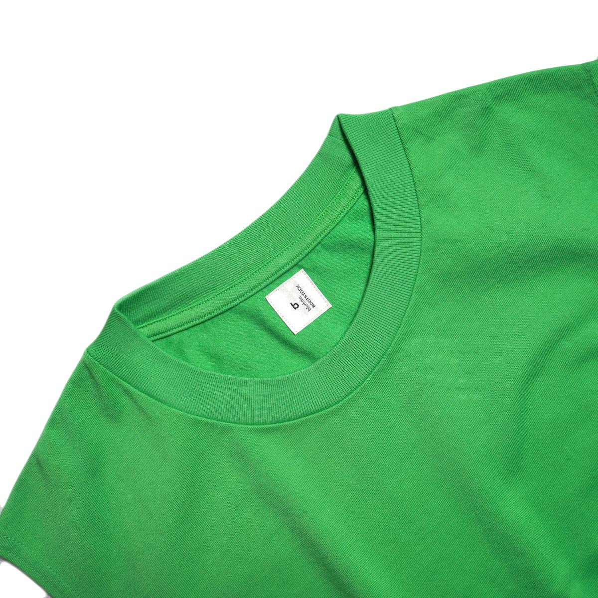 blurhms ROOTSTOCK / CLASSIC HEM RIB SLEEVELESS (Green) ネック