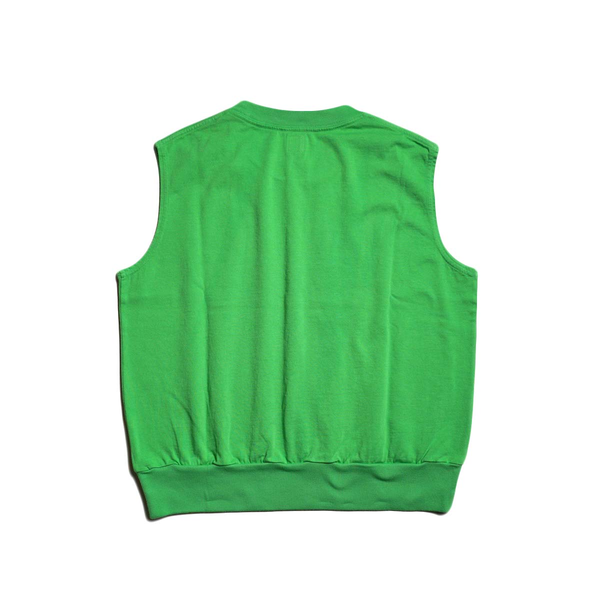 blurhms ROOTSTOCK / CLASSIC HEM RIB SLEEVELESS (Green) 背面