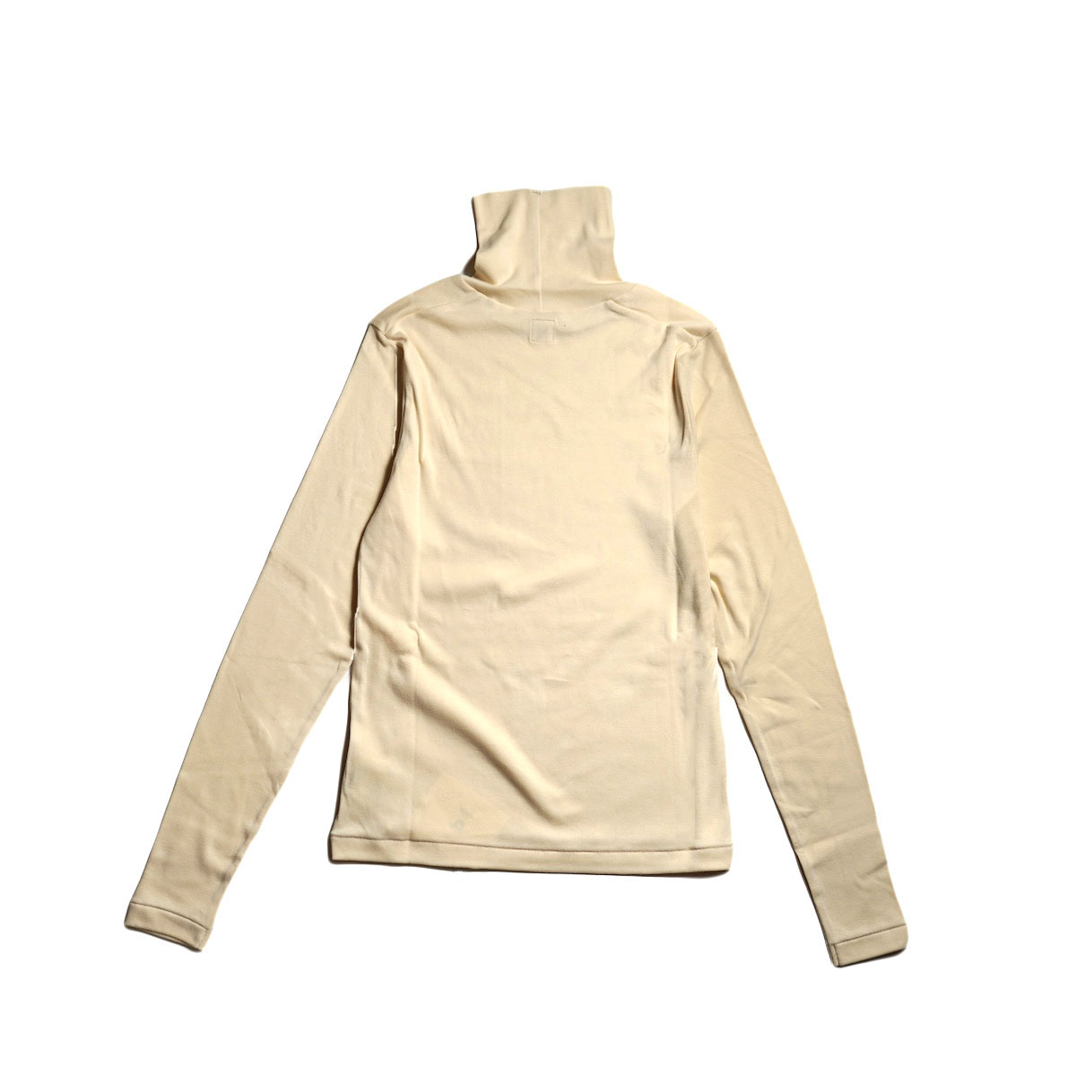 blurhms ROOTSTOCK/ Silk Cotton Rib Turtle-Neck L/S (Ivory) 背面
