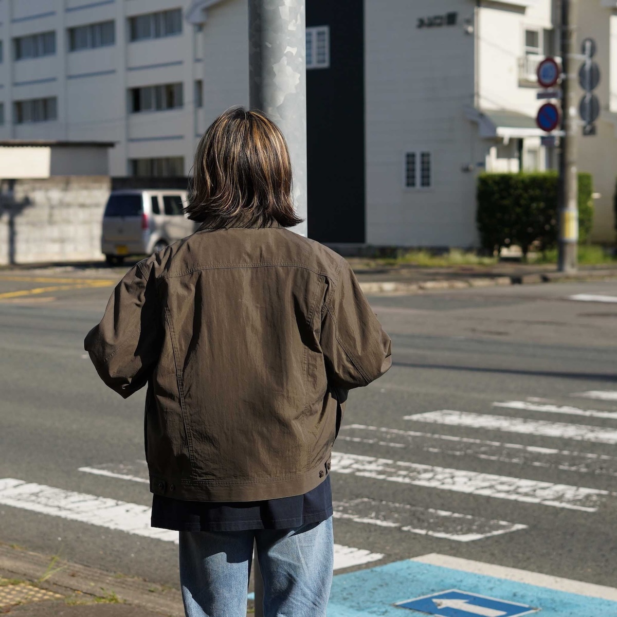 blurhms ROOTSTOCK/ C/N OX Short Jacket (Khaki Brown)