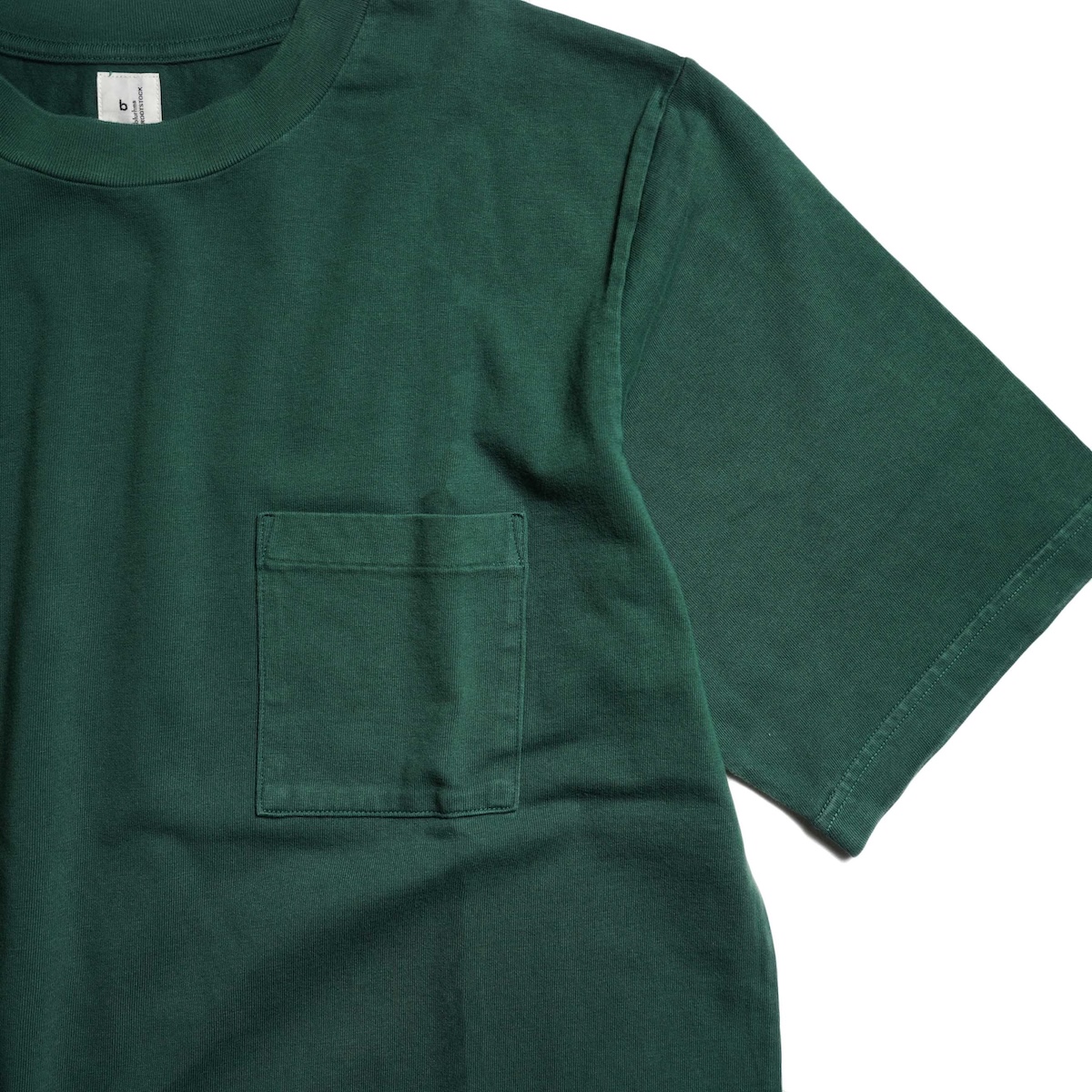 blurhms ROOTSTOCK/ Classic Tee S/S Pocket STANDARD (Fade Sulfur Green)
