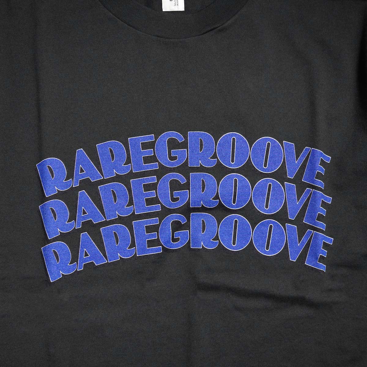 blurhms ROOTSTOCK / RAREGROOVE Print Tee STANDARD (Ink Black×Blue-PT)