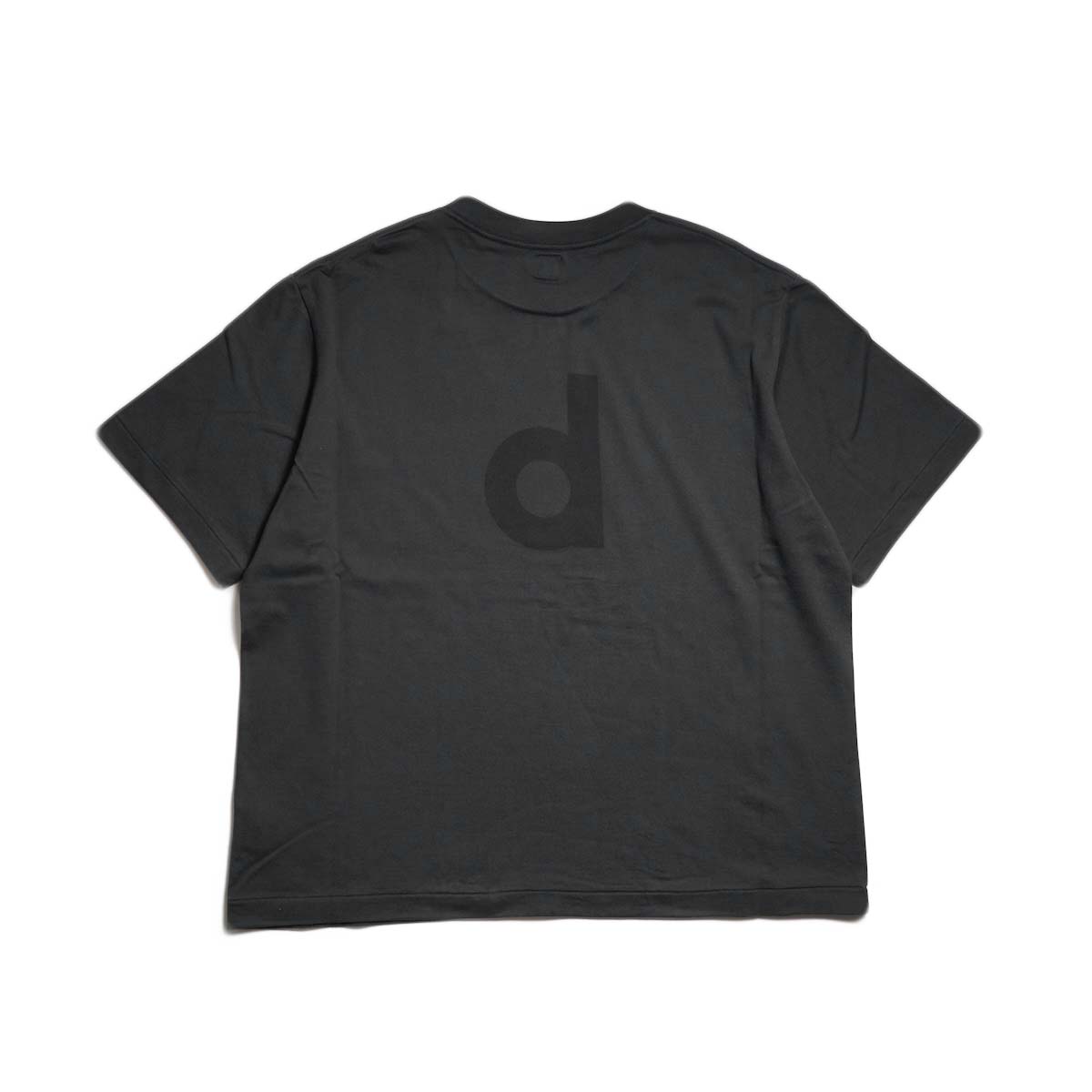 blurhms ROOTSTOCK/ bd Print Tee WIDE (Ink Black×Black-PT)