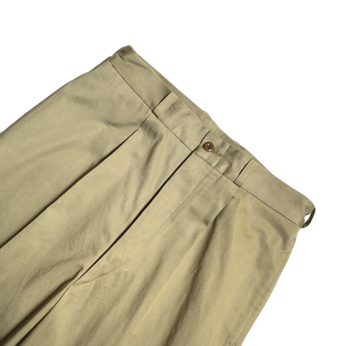 blurhms ROOTSTOCK / Classic Chino Pants (Dust Beige) ウエスト