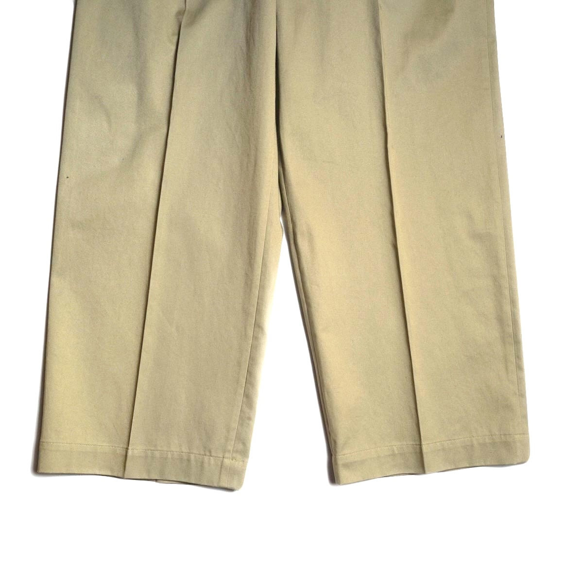 blurhms ROOTSTOCK / Classic Chino Pants (Dust Beige) 裾