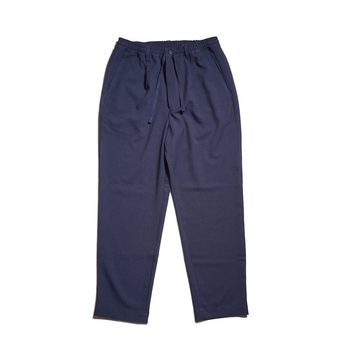 BRENA /1TUCK EASY PANTS - 6oz TROPICAL WASHER (Navy)