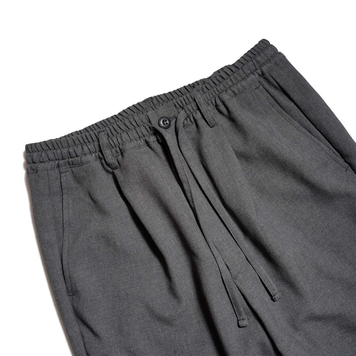 BRENA /1TUCK EASY PANTS - 6oz TROPICAL WASHER  (Tec Gray) ウエスト