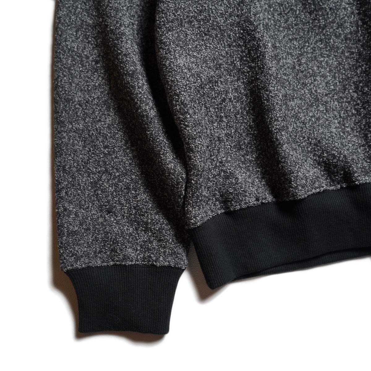 BRENA / CREW - BEL&CO CW BOUCLE MIX (Gray) 袖