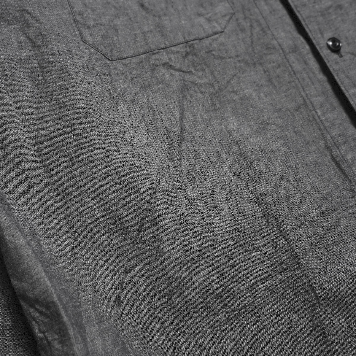 BRENA / FLAP - VINTAGE FRENCH CHAMBREY (Black) 生地感