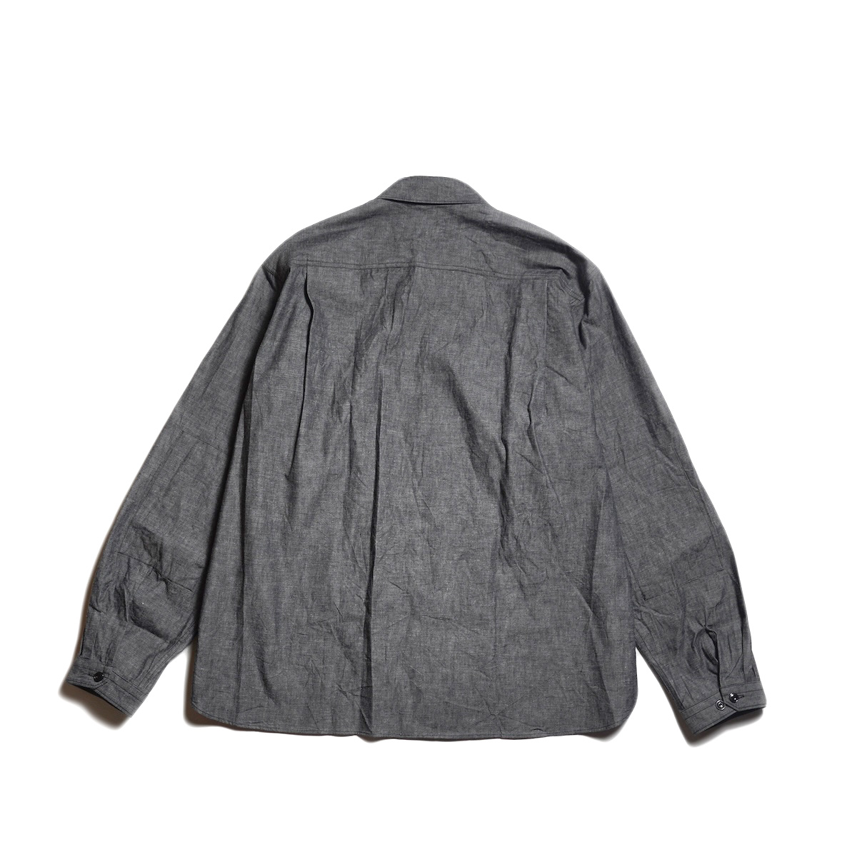 BRENA / FLAP - VINTAGE FRENCH CHAMBREY (Black) 背面