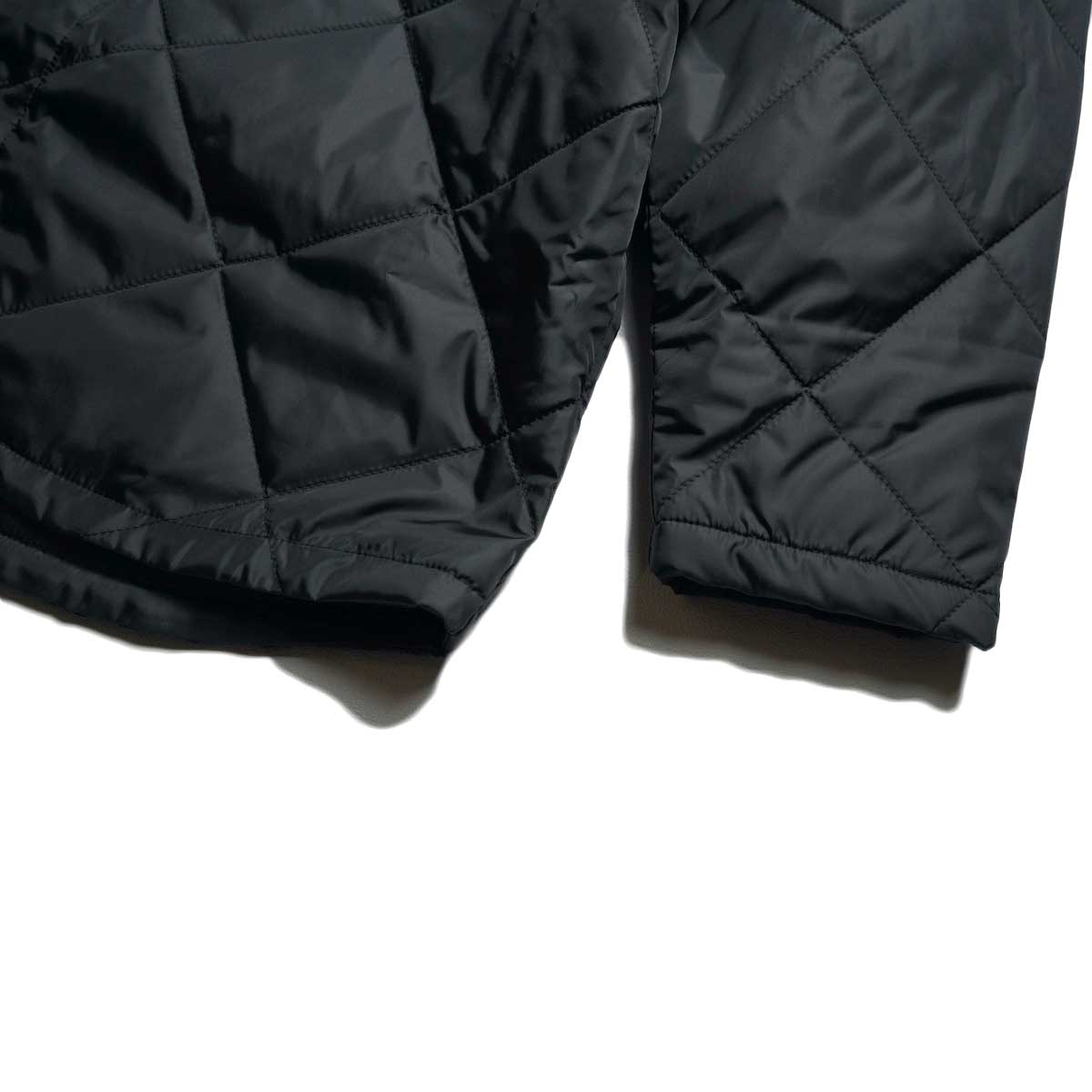 BRENA / QUILTING HOOD JACKET (Black)
