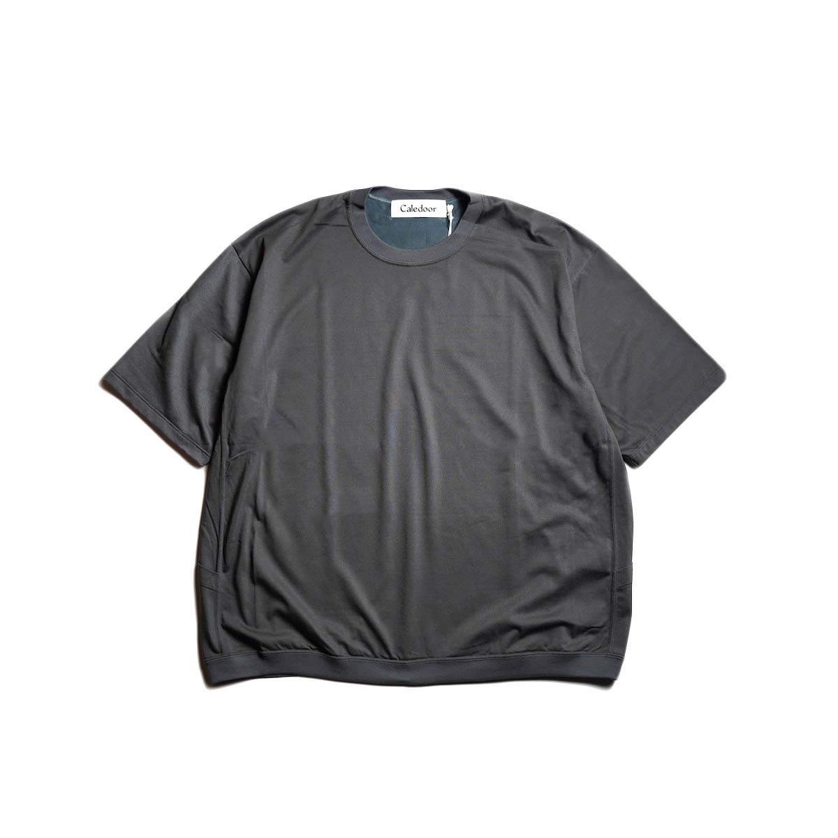 CALEDOOR / Ice Pack Nylon T-Shirt (Gray) 正面